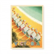 Iconic Melbourne 6" x 8" Print - Beach Boxes, Mornington Peninsula, Victoria